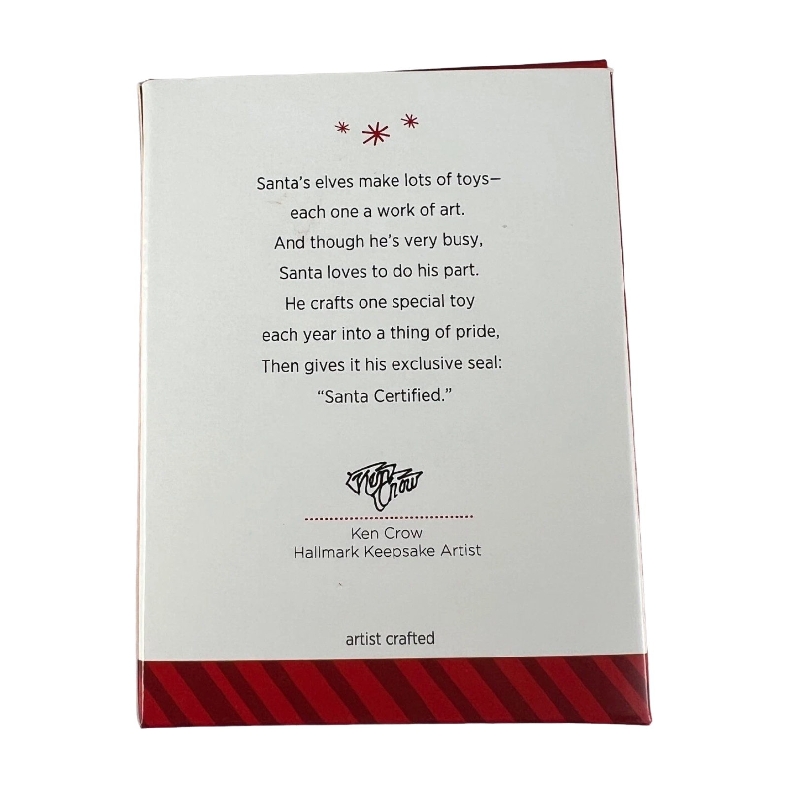 2014 Santa Certified Hallmark Ornament (Santa Certified) QX9006 Image6