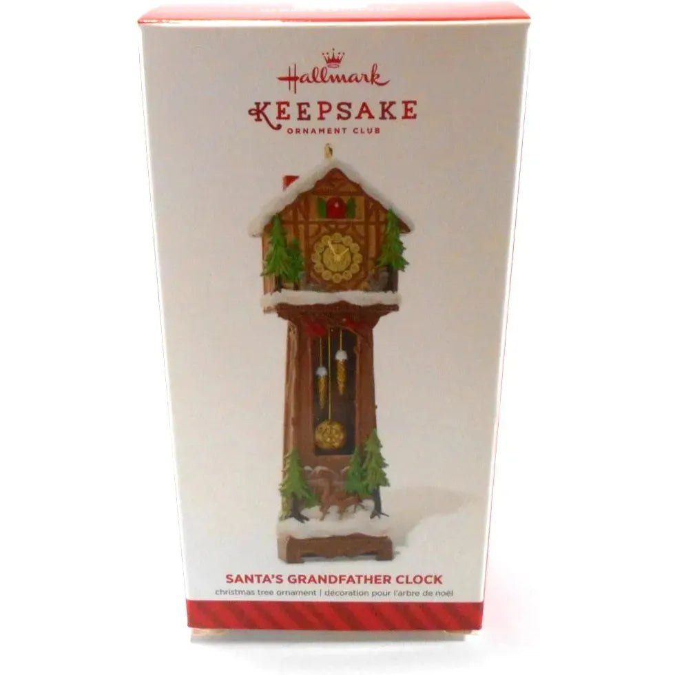 2014 Santa's GrandFather Clock Hallmark Ornament (Santa's GrandFather Clock) QXC5077