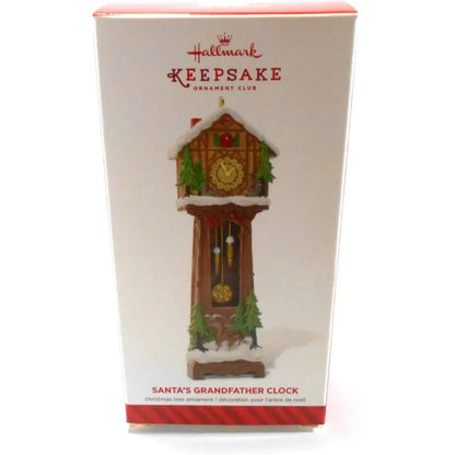 2014 Santa's GrandFather Clock Hallmark Ornament (Santa's GrandFather Clock) QXC5077