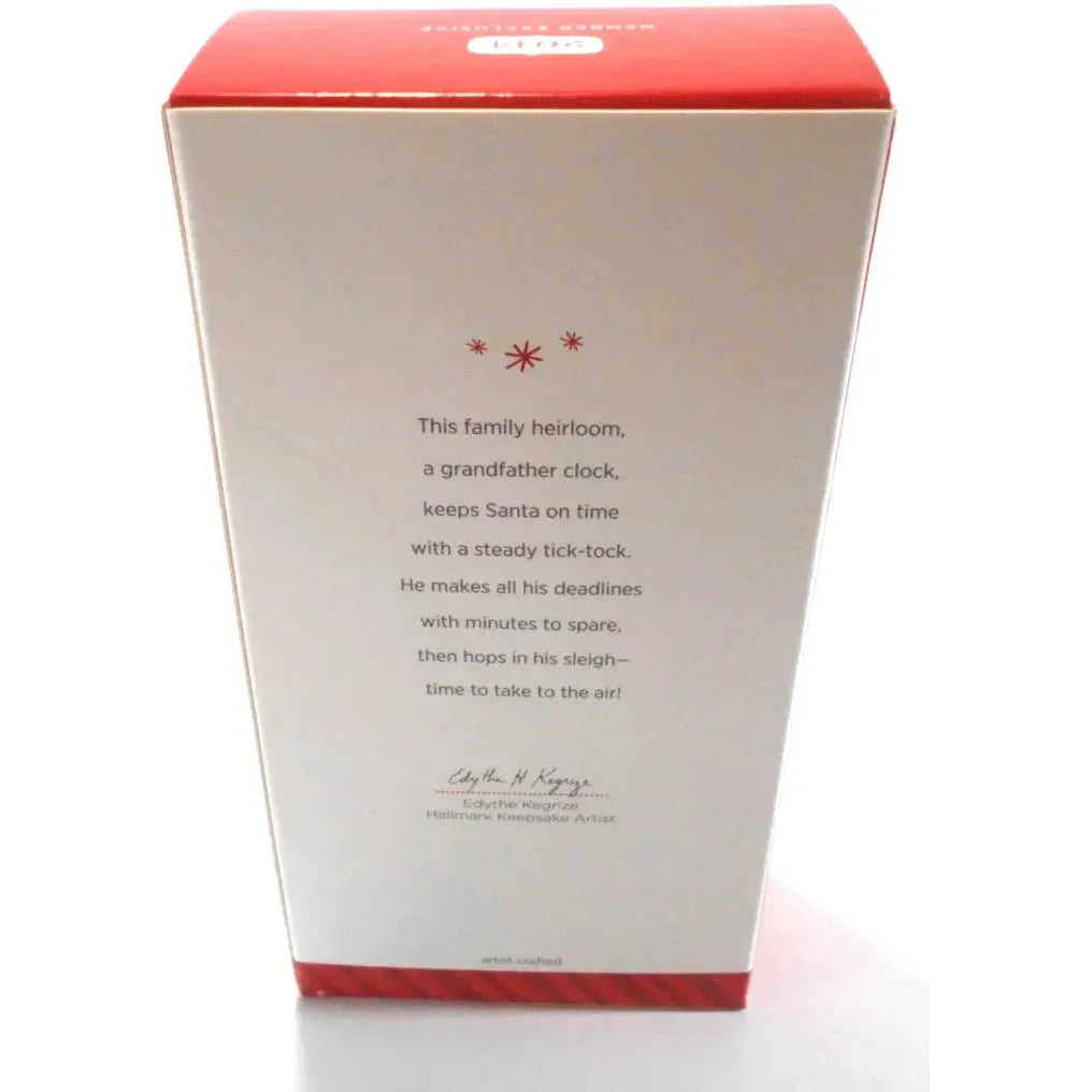 2014 Santa's GrandFather Clock Hallmark Ornament (Santa's GrandFather Clock) QXC5077