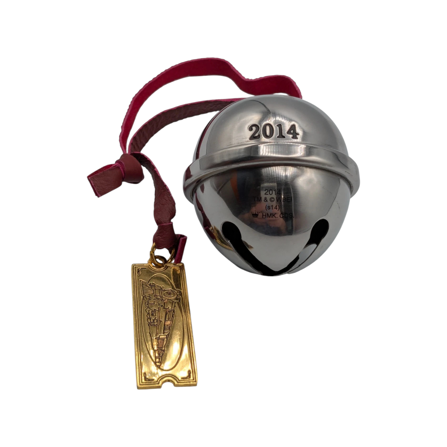 2014 Santa's Sleigh Bell Hallmark Ornament (The Polar Express) QXI2533