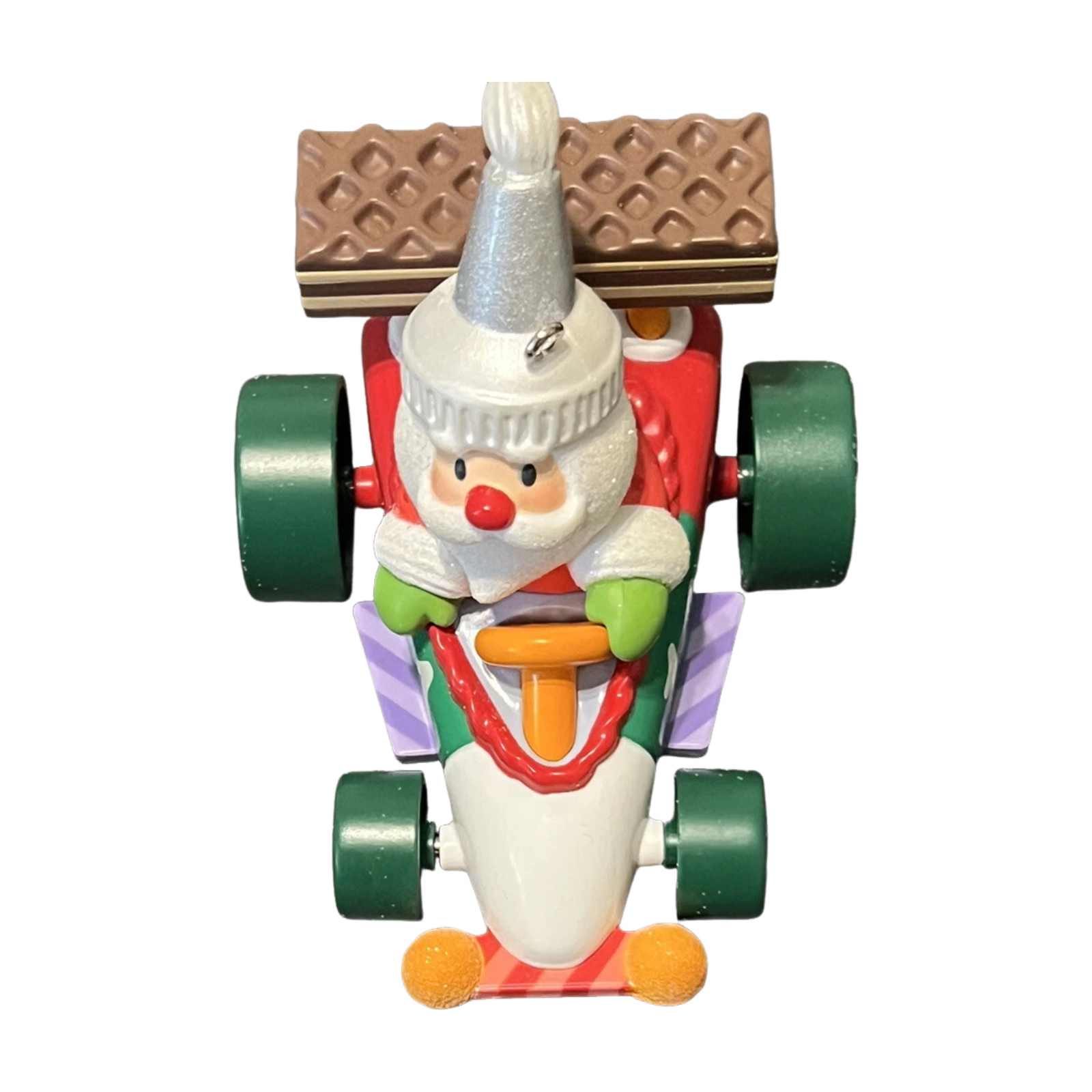 2014 Santa's Sweet Ride - Racecar Hallmark Ornament (Santa's Sweet Ride) QX9043 Image5