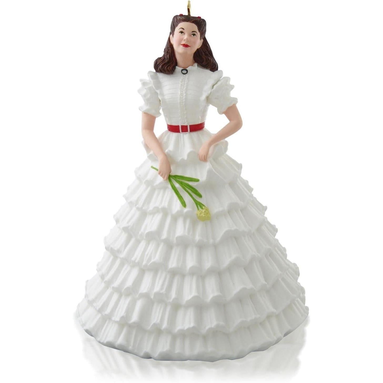 2014 Scarlett's White Dress Hallmark Ornament (Gone With The Wind) QXD3733