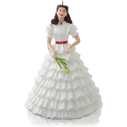 2014 Scarlett's White Dress Hallmark Ornament (Gone With The Wind) QXD3733