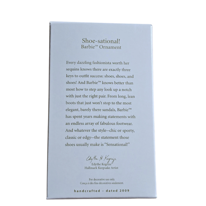 2014 Shoe-sational! Hallmark Ornament (Barbie) QXI1085
