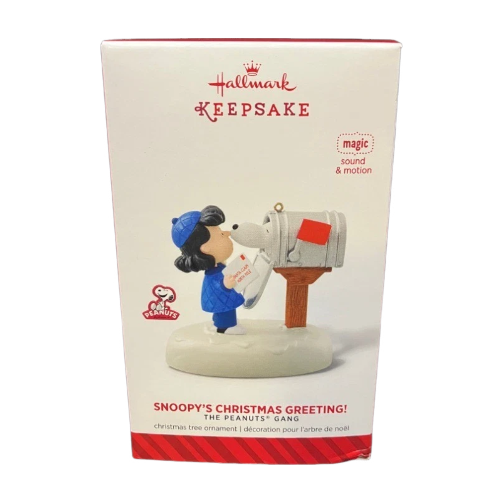 2014 Snoopy's Christmas Greeting! Hallmark Ornament (Peanuts) QXI2566 Image2