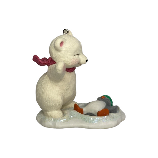 2014 Snow Angel Team Hallmark Ornament (Snowball and Tuxedo) QX9126 Image1