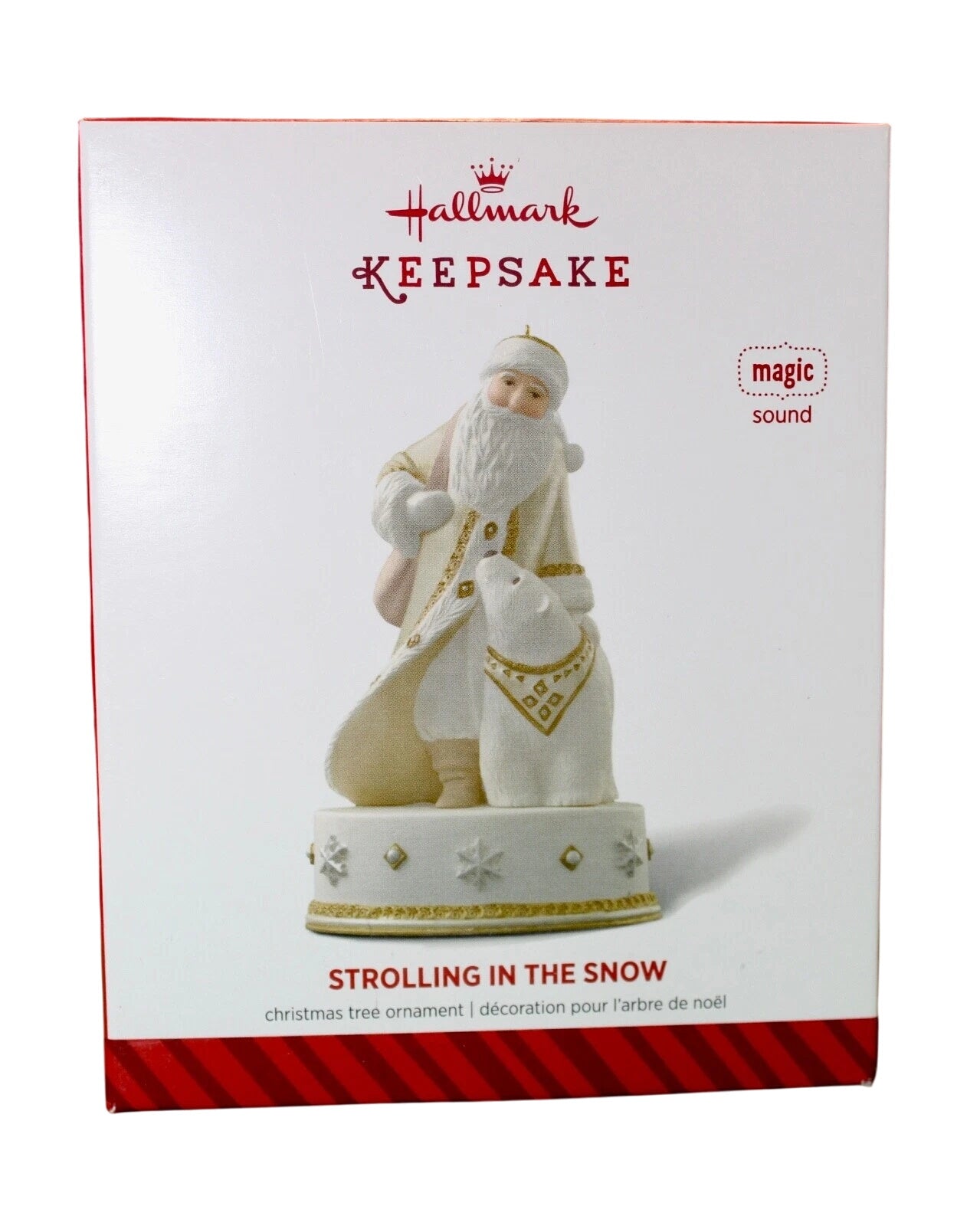 2014 Strolling in the Snow Hallmark Ornament (Santa Claus) QGO1216