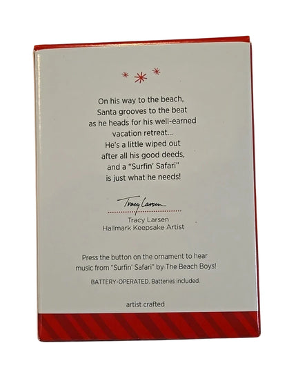 2014 Surfin' Safari Santa Hallmark Ornament (Beach) QGO1383