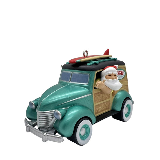 2014 Surfin' Safari Santa Hallmark Ornament (Beach) QGO1383