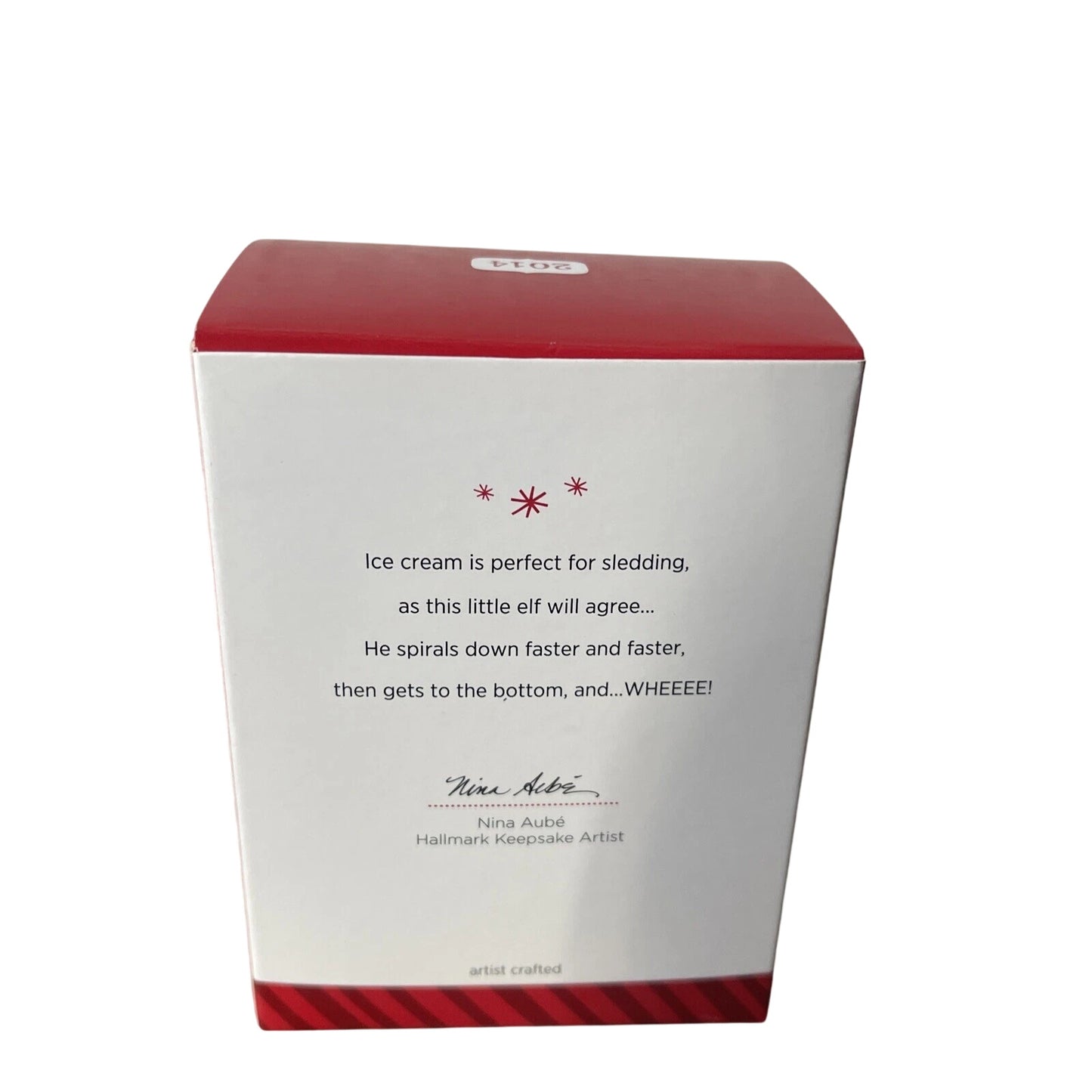 2014 Sweet Holiday Slide Hallmark Ornament (Ice Cream) LPR3386