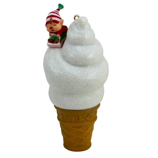 2014 Sweet Holiday Slide Hallmark Ornament (Ice Cream) LPR3386