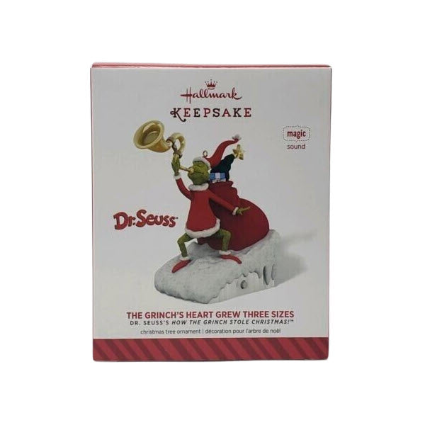 2014 The Grinch's Heart Grew Three Sizes Hallmark Ornament (The Grinch) QXI2706