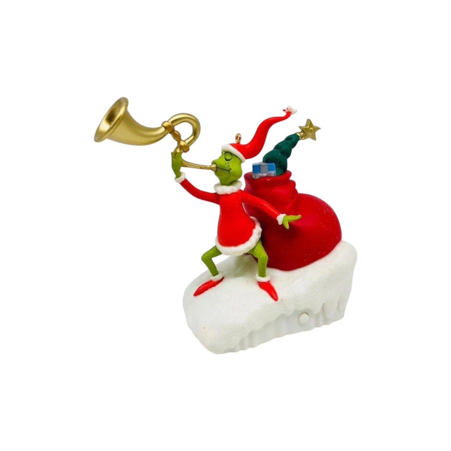 2014 The Grinch's Heart Grew Three Sizes Hallmark Ornament (The Grinch) QXI2706 Image1