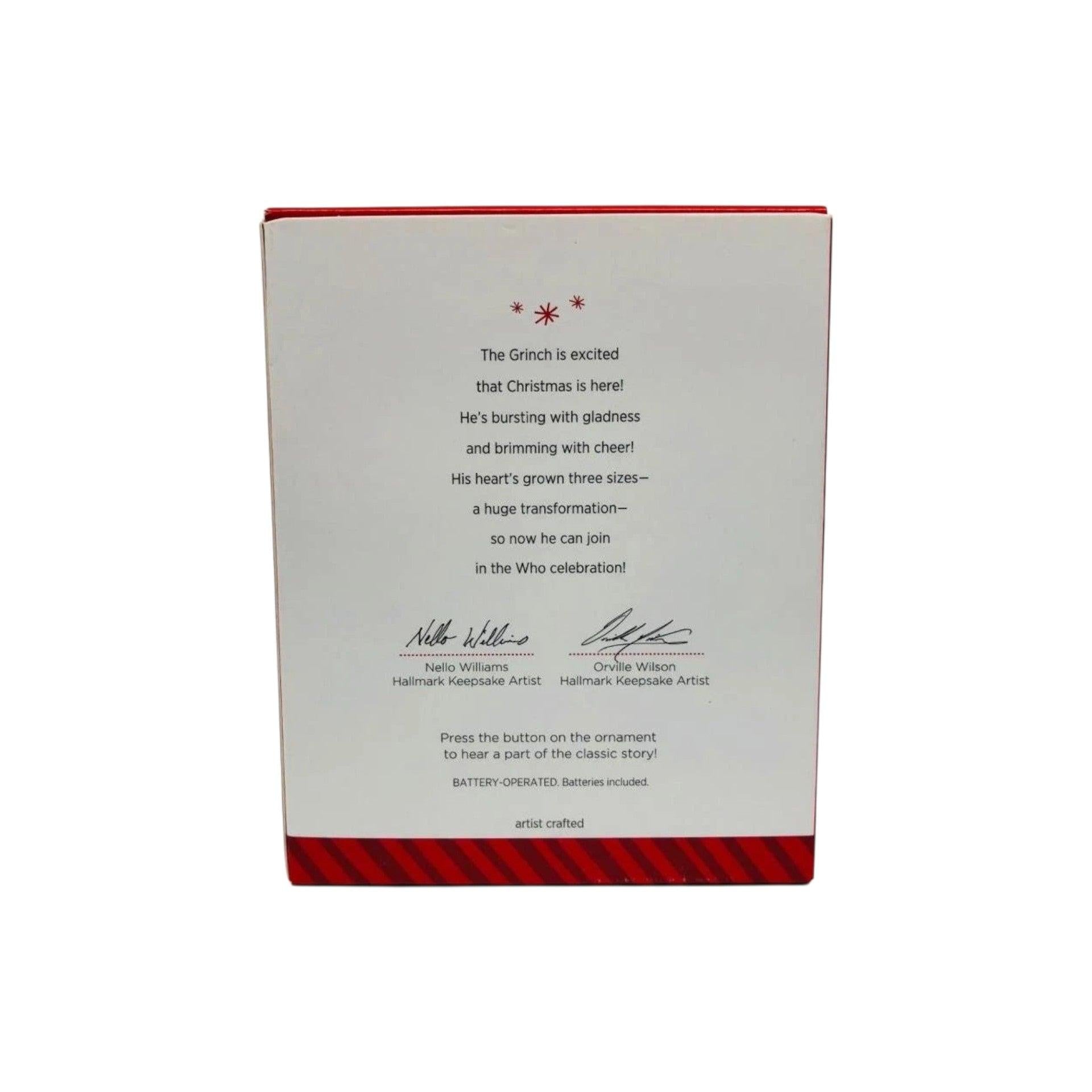 2014 The Grinch's Heart Grew Three Sizes Hallmark Ornament (The Grinch) QXI2706 Image5