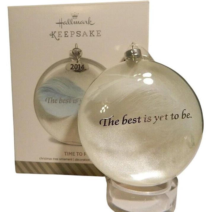 2014 Time to Fly Hallmark Ornament (Ball) QHG1223