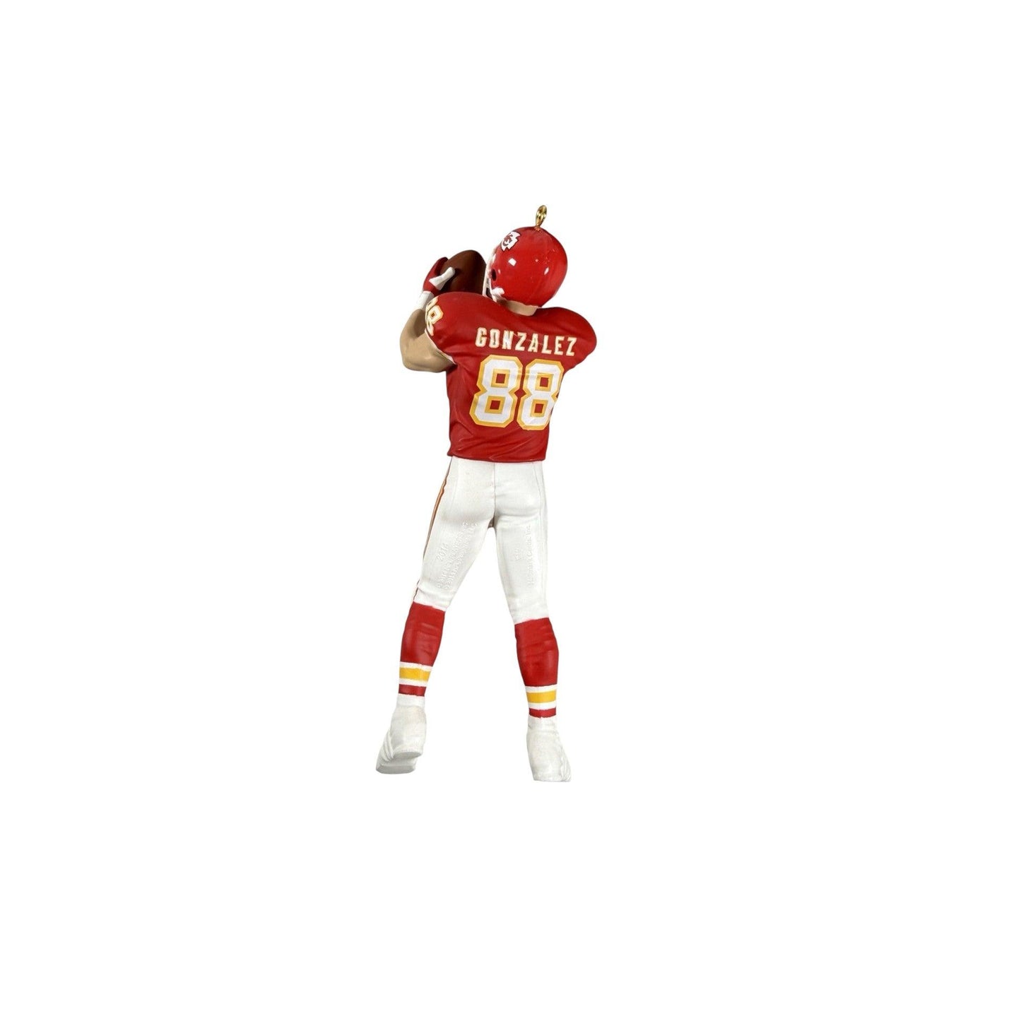 2014 Tony Gonzalez Kansas City Chiefs Hallmark Ornament (Football Legends) QXI2816 Image3