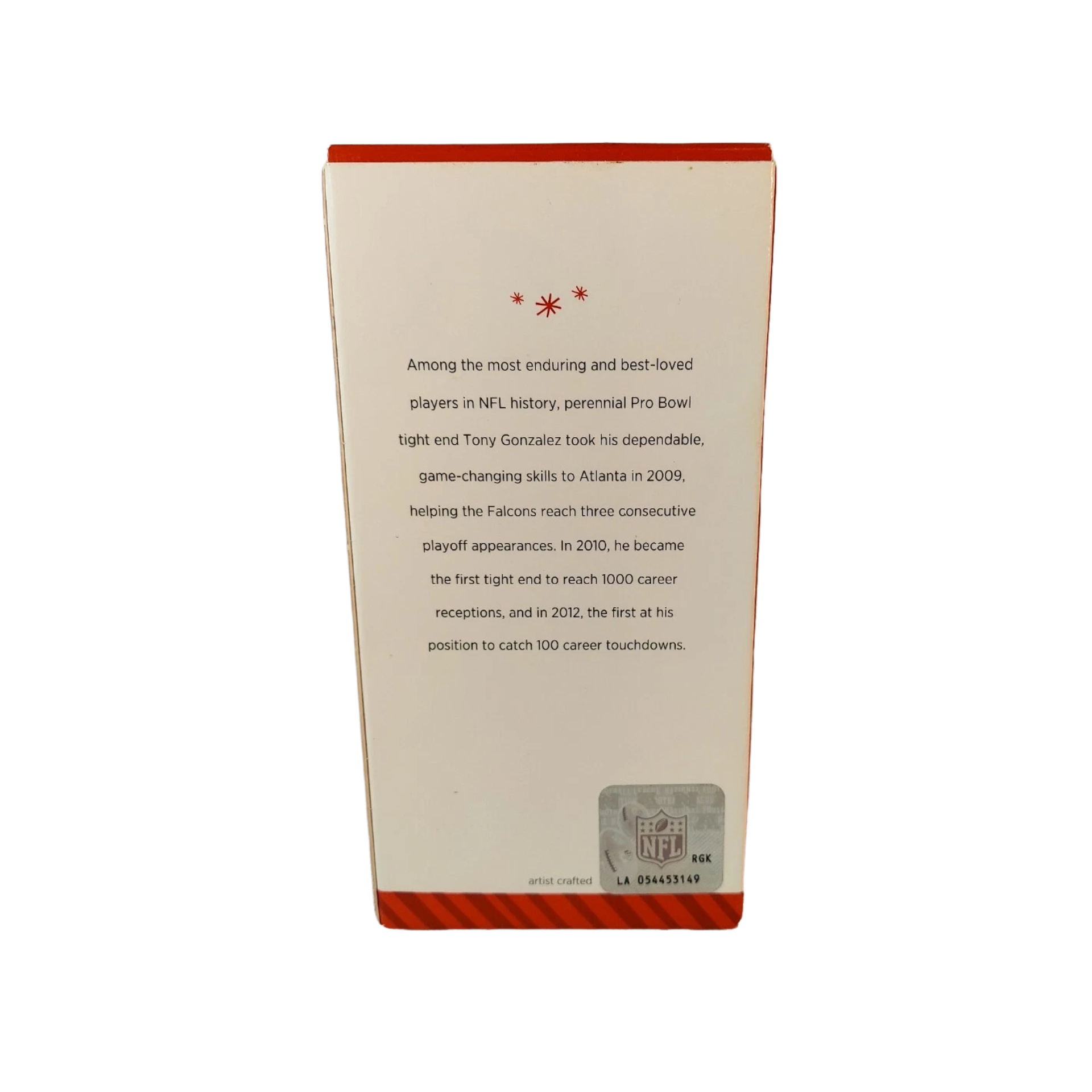 2014 Tony Gonzalez Kansas City Chiefs Hallmark Ornament (Football Legends) QXI2816 Image5