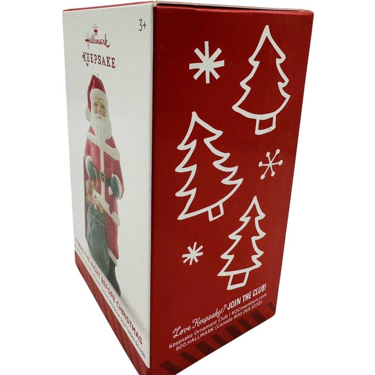 2014 Twas The Night Before Christmas Hallmark Ornament (Santa Claus) QGO1413