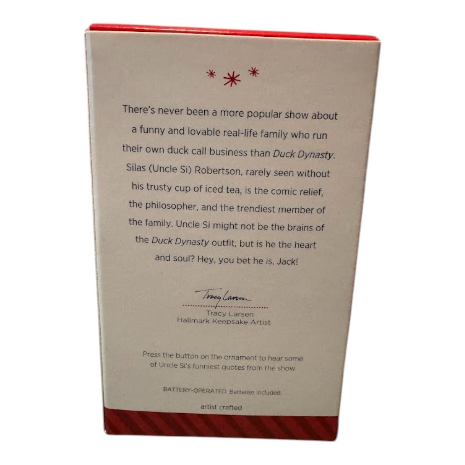 2014 Uncle Si Hallmark Ornament (Duck Dynasty) QXI2796