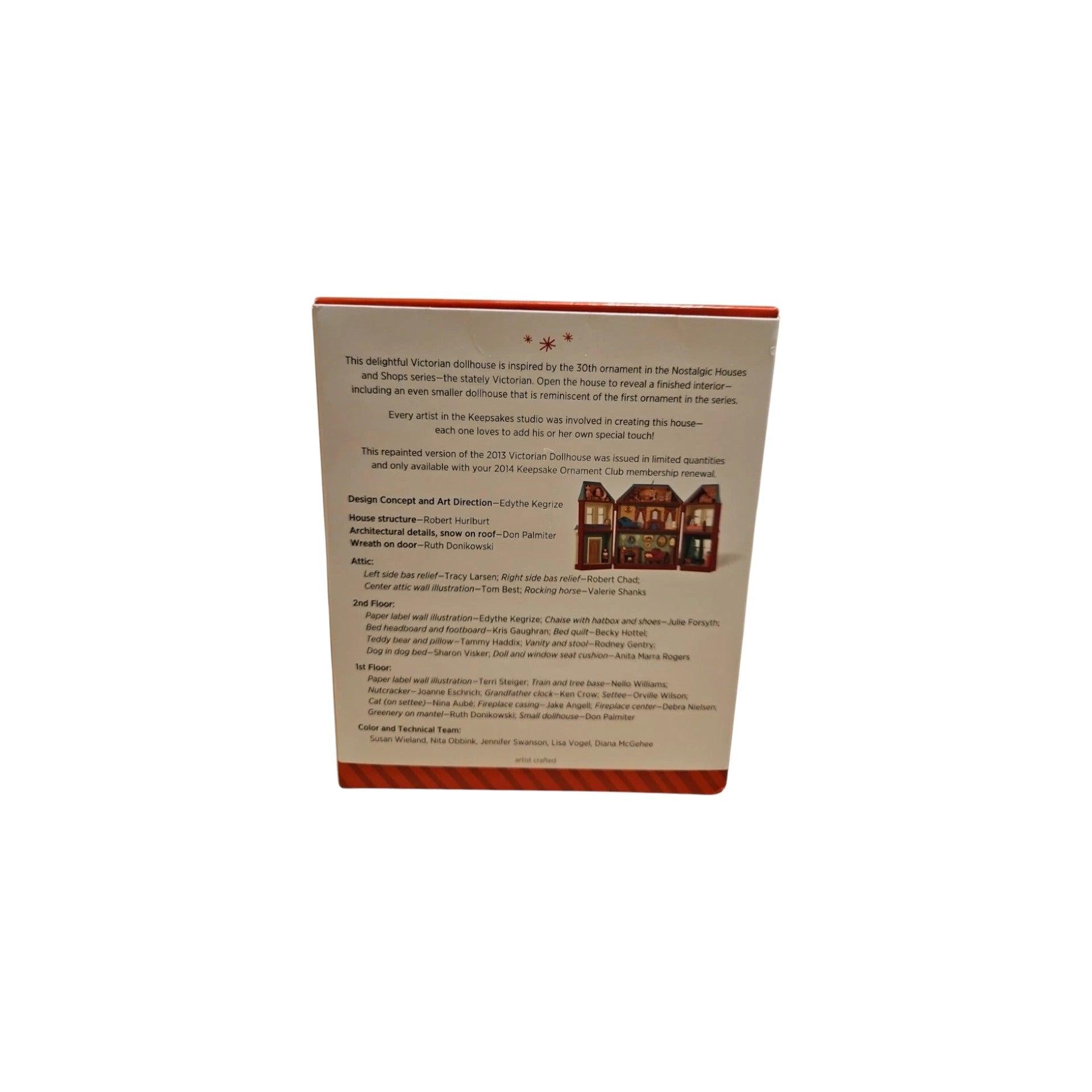 2014 Victorian Dollhouse Hallmark Ornament (Buildings & Houses) QXC5075 Image8