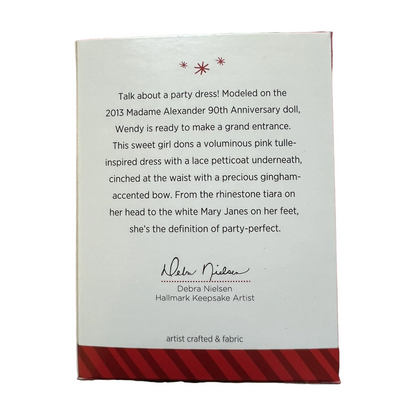 2014 Wendy Celebrates - Madame's 90th Anniversary Hallmark Ornament (Madame Alexander) QX9136 Image6
