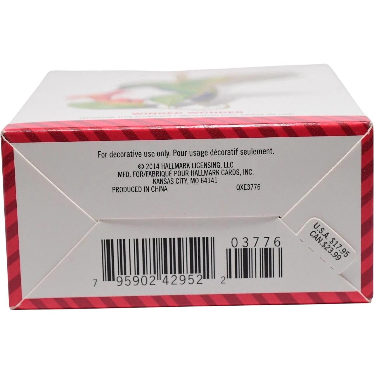 2014 Winged Wonder Hallmark Ornament (Beauty of Birds) QXE3776