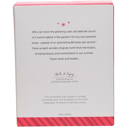 2014 Winged Wonder Hallmark Ornament (Beauty of Birds) QXE3776