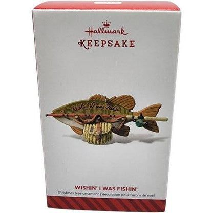 2014 Wishin' I was Fishing Hallmark Ornament (Fishing) QGO01486