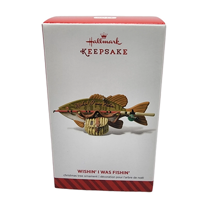2014 Wishin' I was Fishing Hallmark Ornament (Fishing) QGO01486 Image2