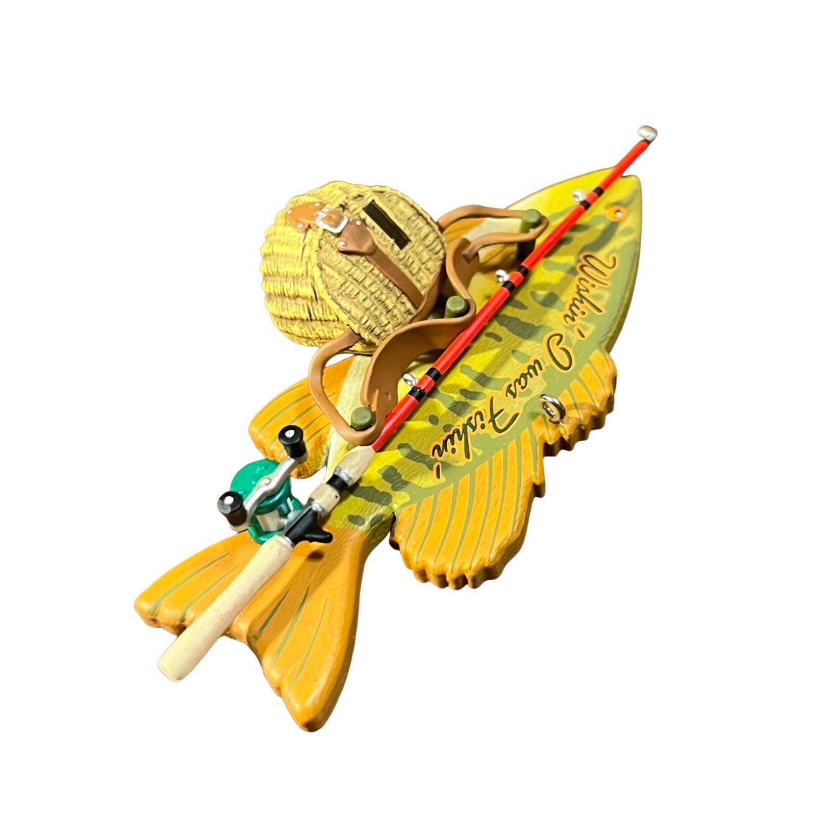2014 Wishin' I was Fishing Hallmark Ornament (Fishing) QGO01486 Image4