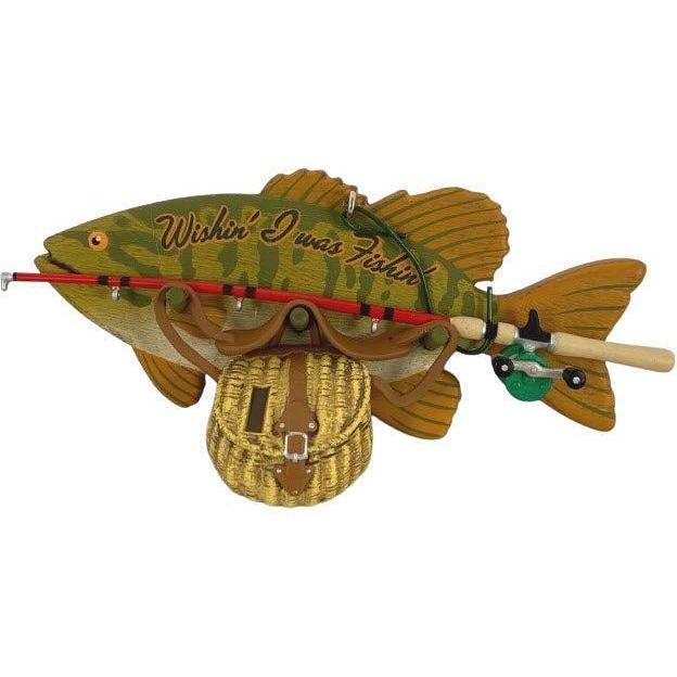 2014 Wishin' I was Fishing Hallmark Ornament (Fishing) QGO01486