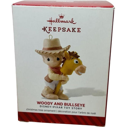 2014 Woody and Bullseye -Disney/Pixar Toy Story Hallmark Ornament (Precious Moments) QXD6096