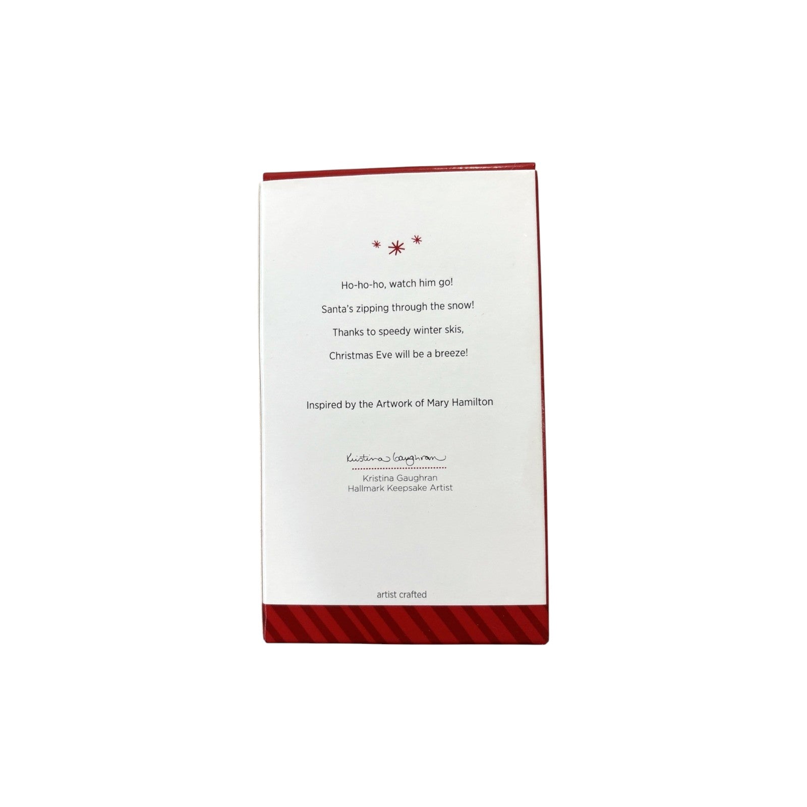2014 Zipping Through the Snow Hallmark Ornament (Santa Claus) QGO1556 Image6