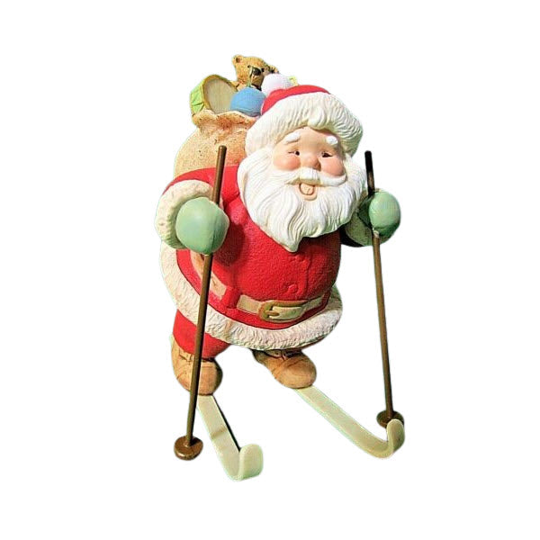 2014 Zipping Through the Snow Hallmark Ornament (Santa Claus) QGO1556
