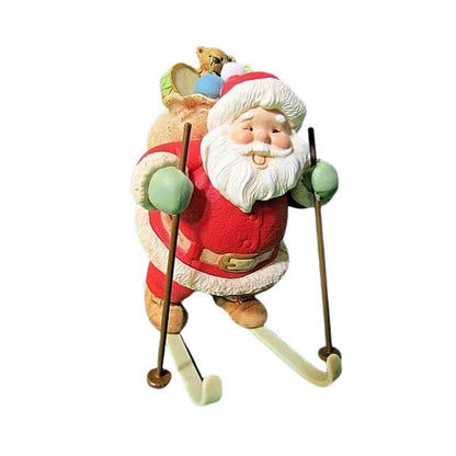2014 Zipping Through the Snow Hallmark Ornament (Santa Claus) QGO1556