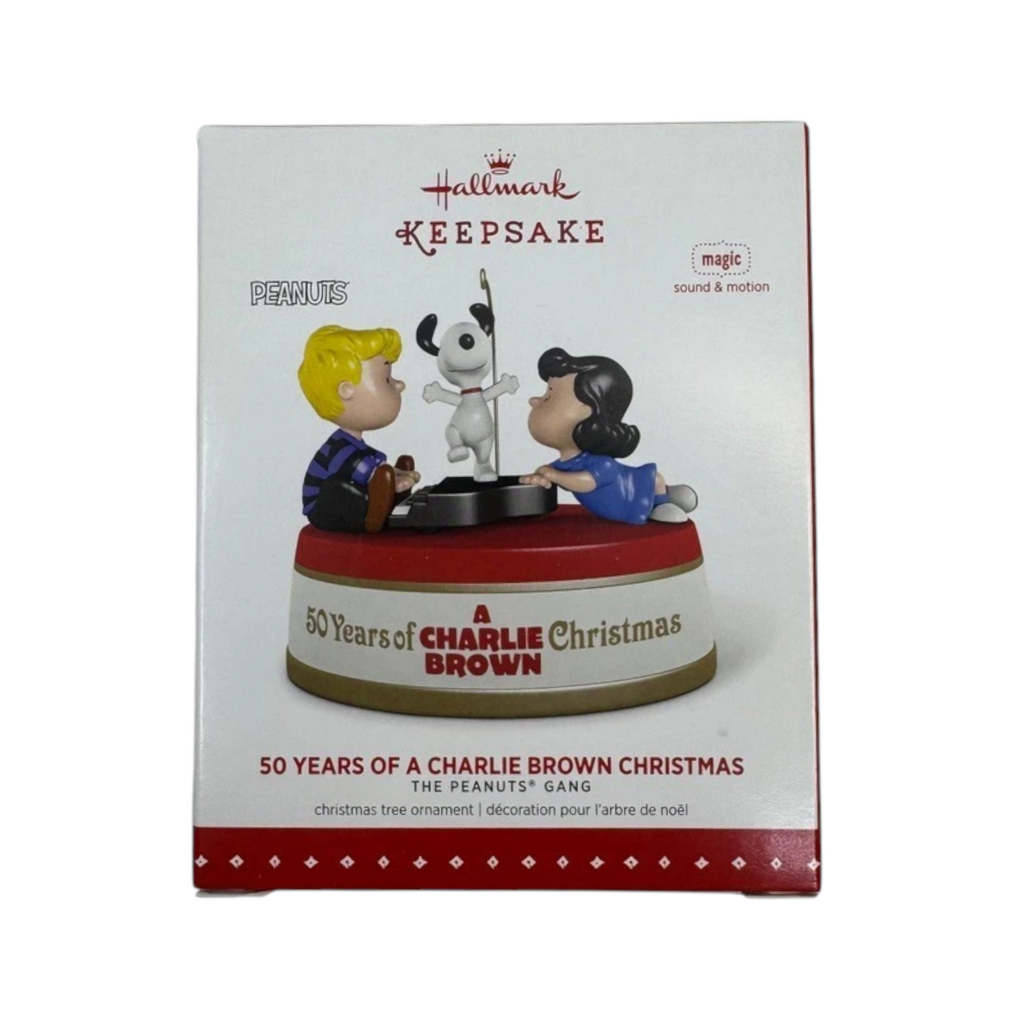 2015 50 Years of A Charlie Brown Christmas Hallmark Ornament (Peanuts) QXI2389