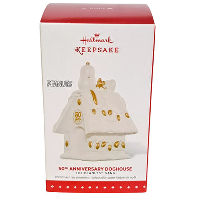 2015 50th Anniversary Doghouse Hallmark Ornament (Peanuts) QXI2397