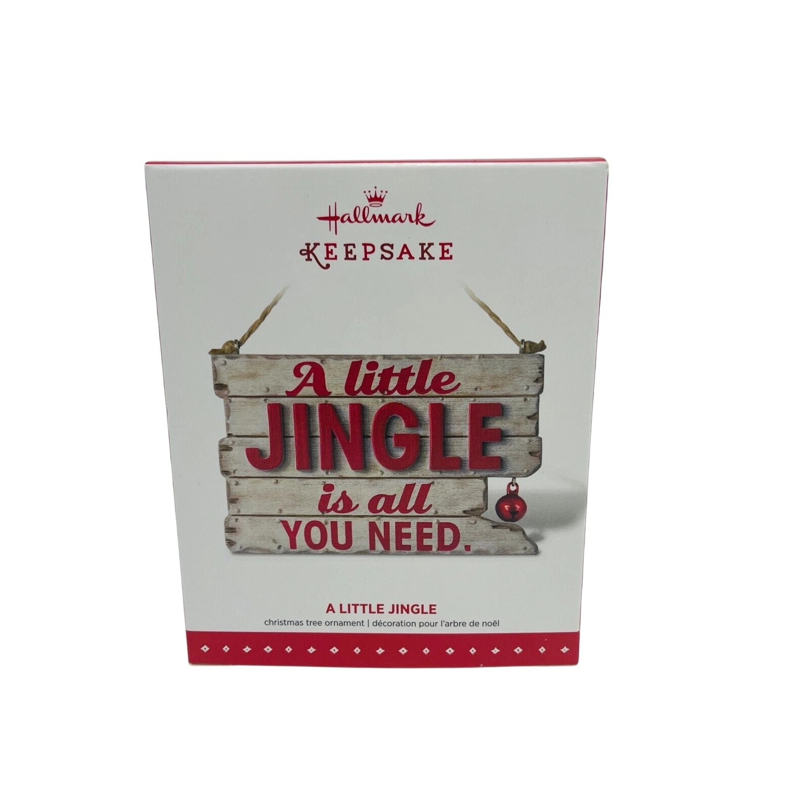 2015 A Little Jingle Hallmark Ornament (Sign) LPR3379