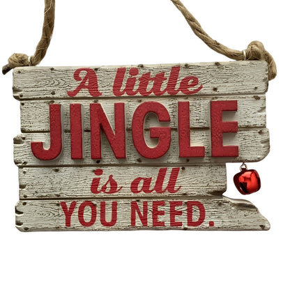 2015 A Little Jingle Hallmark Ornament (Sign) LPR3379