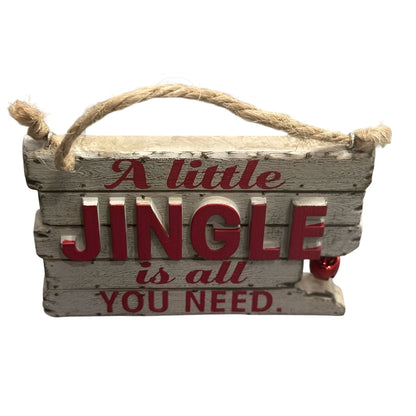 2015 A Little Jingle Hallmark Ornament (Sign) LPR3379