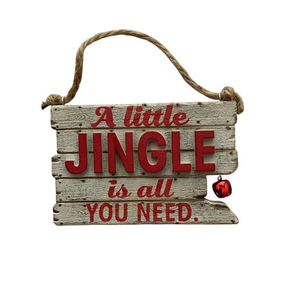 2015 A Little Jingle Hallmark Ornament (Sign) LPR3379
