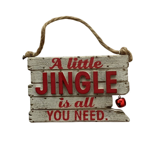 2015 A Little Jingle Hallmark Ornament (Sign) LPR3379