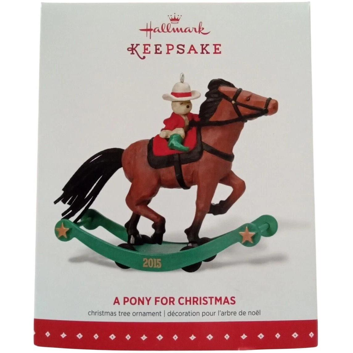 2015 A Pony For Christmas Hallmark Ornament (A Pony for Christmas) QXE3789
