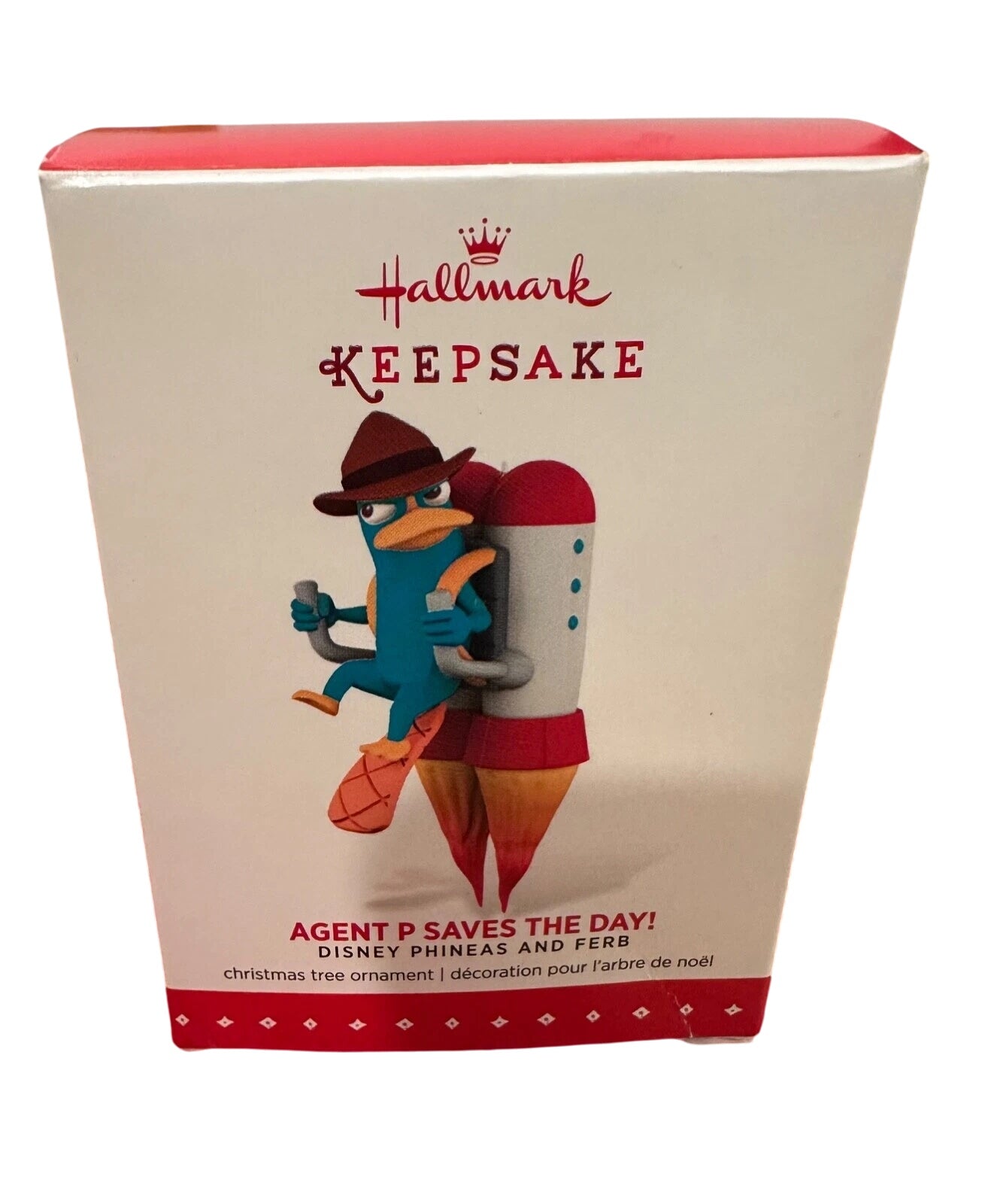 2015 Agent P Saves The Day! Hallmark Ornament (Phineas And Ferb) QXD6047