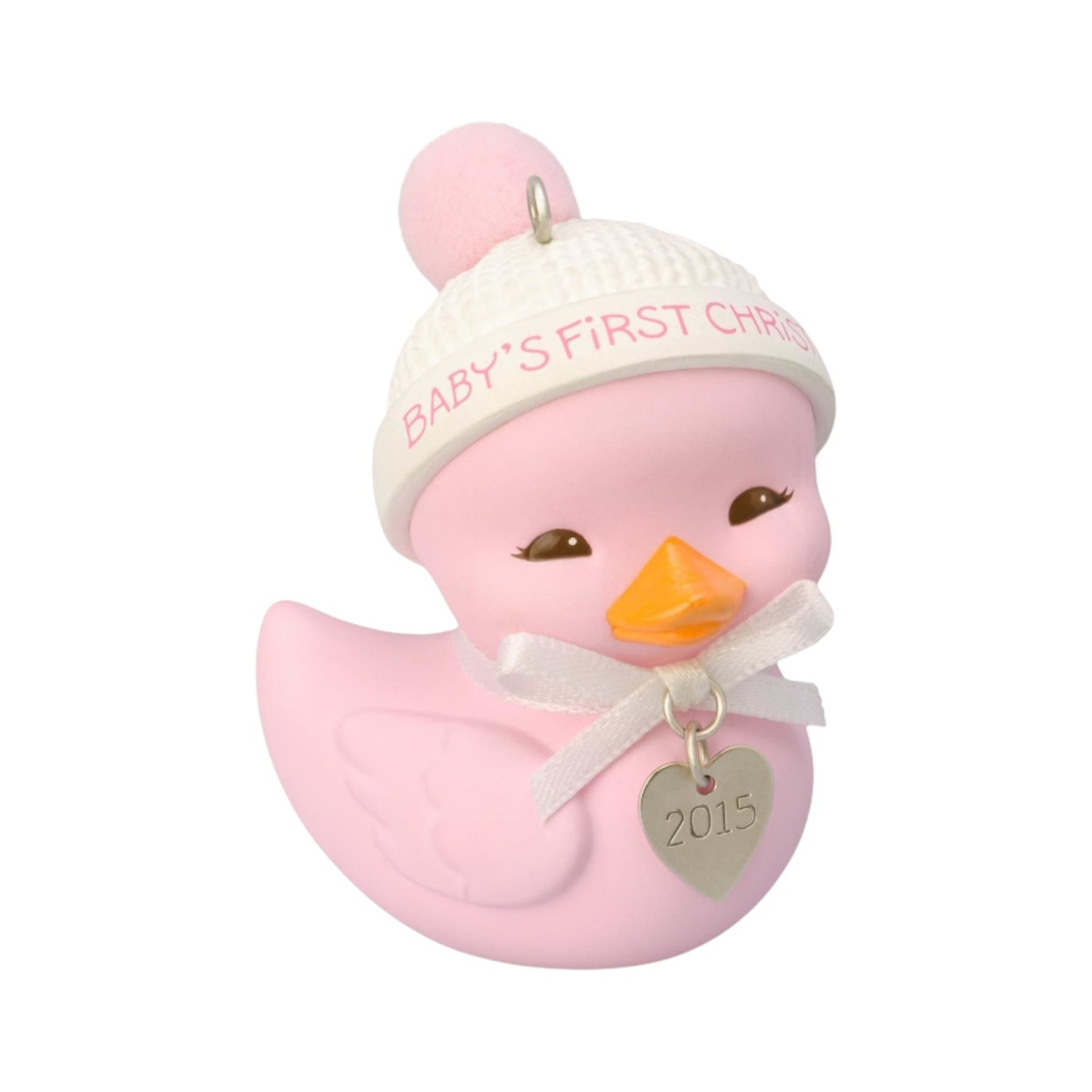 2015 Baby Girl's First Christmas Hallmark Ornament (Baby's First Christmas) QGO1077