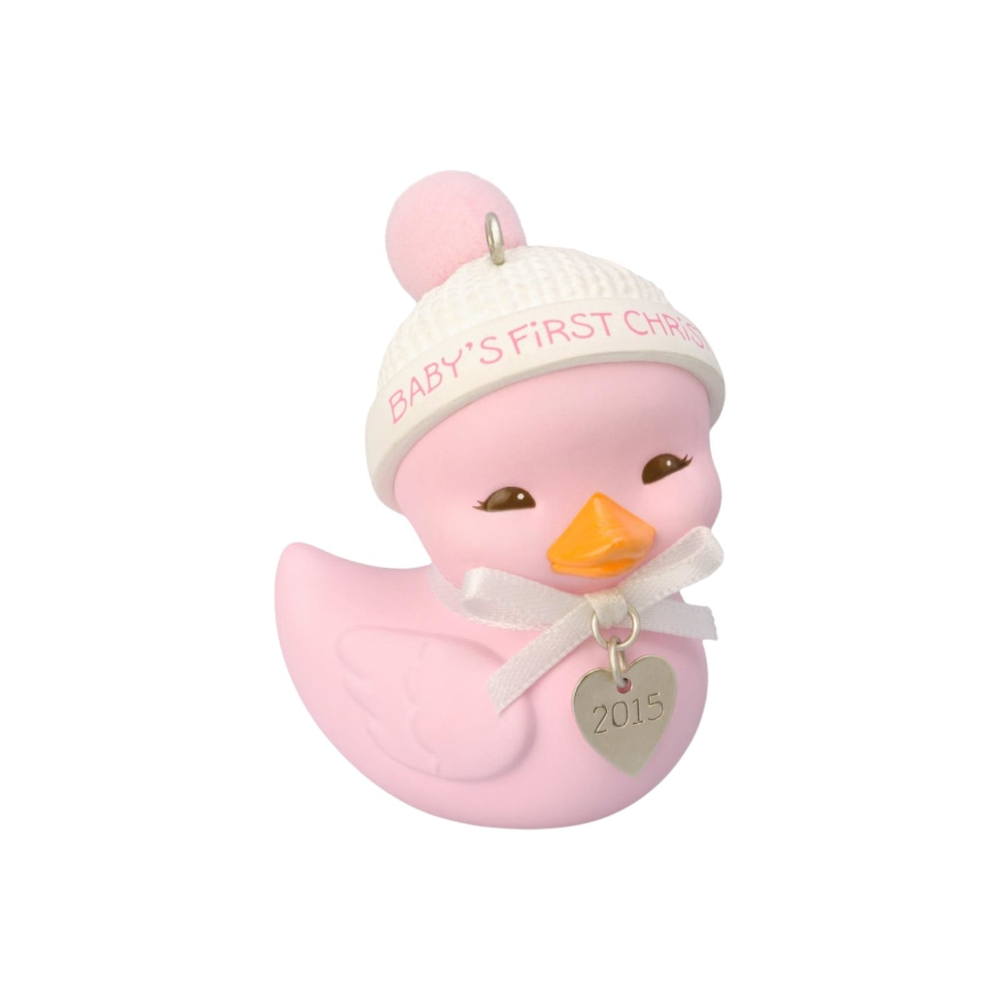 2015 Baby Girl's First Christmas Hallmark Ornament (Baby's First Christmas) QGO1077