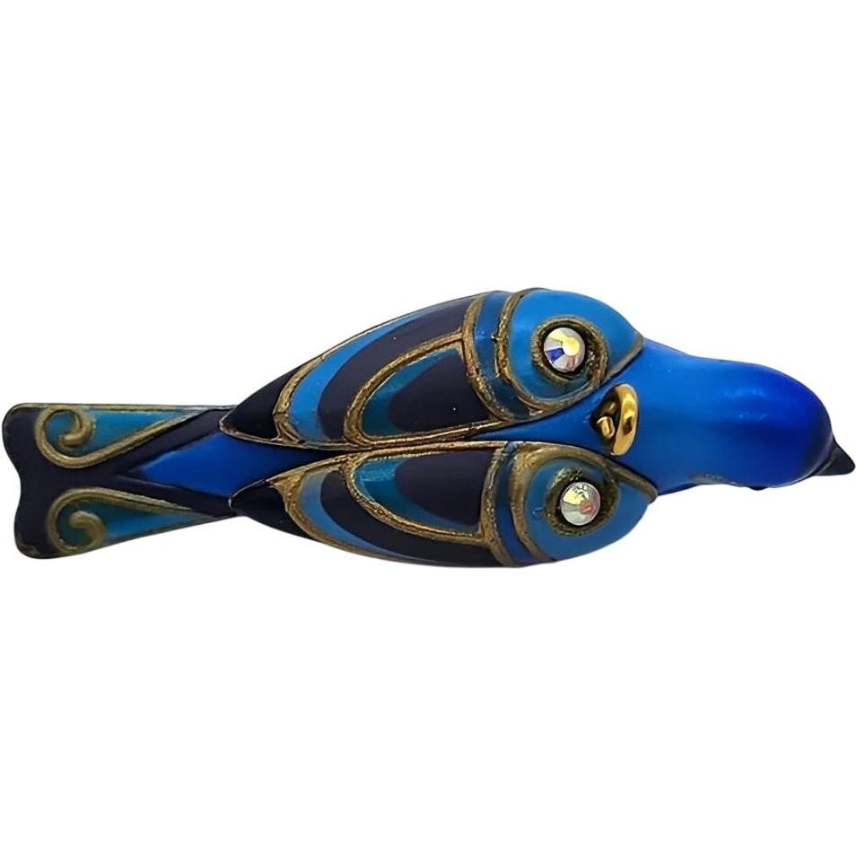 2015 Blue Bunting Hallmark Ornament (Beauty of Birds) QXM8527