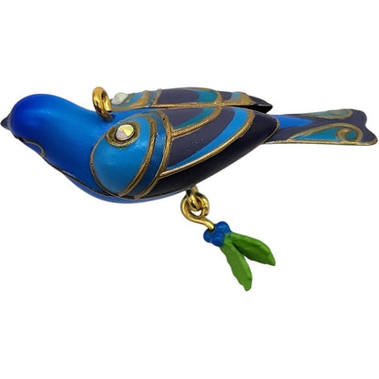 2015 Blue Bunting Hallmark Ornament (Beauty of Birds) QXM8527