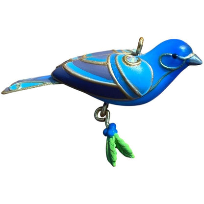 2015 Blue Bunting Hallmark Ornament (Beauty of Birds) QXM8527